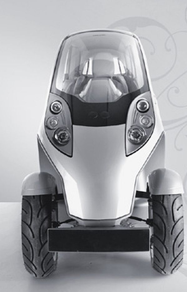 Lumeneo Smera Super-Narrow Electric Car