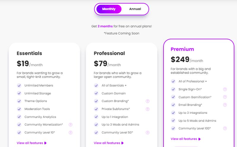 beam.gg Plans and pricing