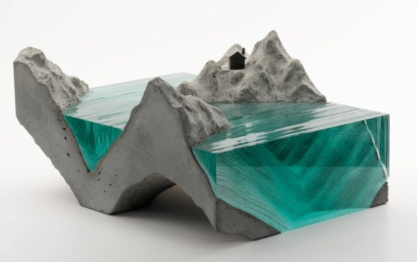 Ben Young’s Broken Liquid Glass Sculptures