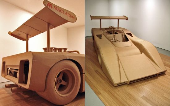 cardboard mclaren 03