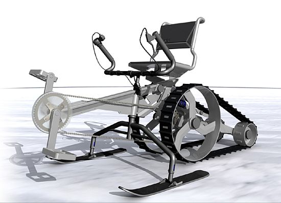 human powered snow vehicle 01 human powered snow vehicle 01