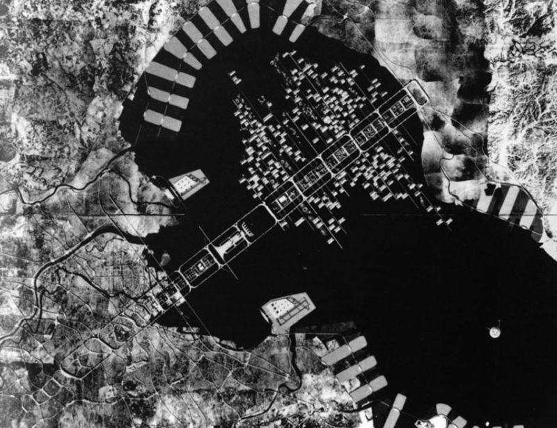 Kenzo Tange’s Tokyo urban development plan