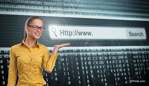 Computer Screen With Address Bar