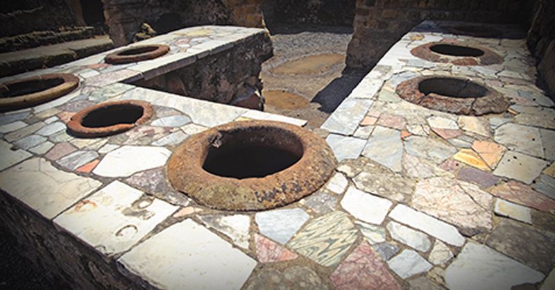 Plumbing toilets of the ancient civilizations