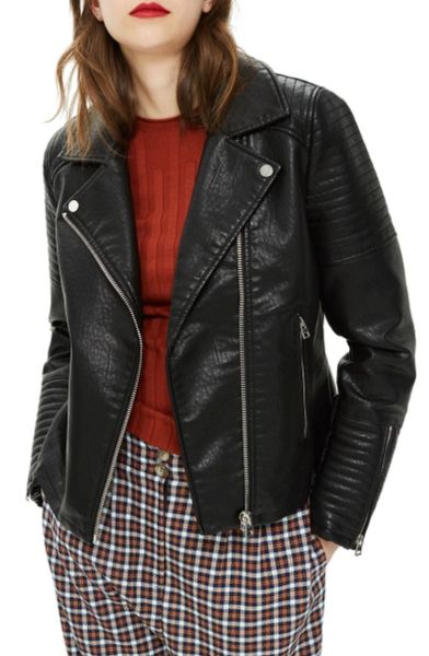 Topshop Rosa Biker Jacket