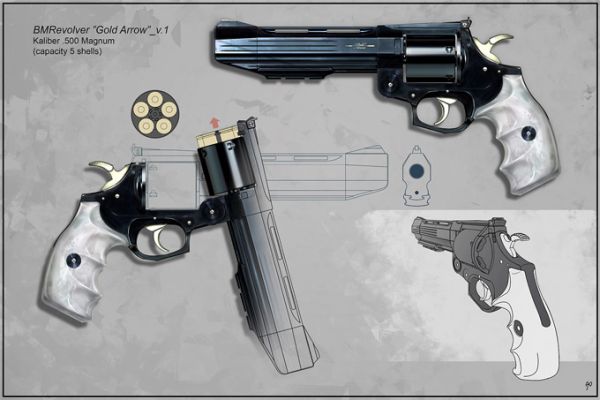 Weaponry designs by Timur Mutsaev