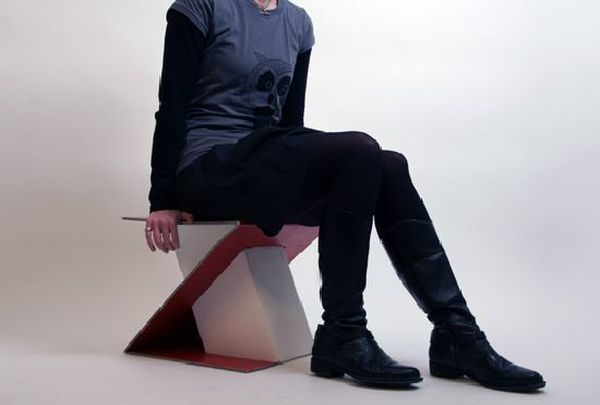 Z-tabure cardboard stool